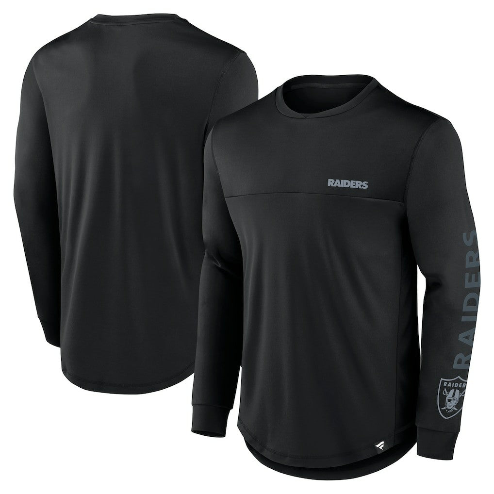 Las Vegas Raiders Blackout Long Sleeve T-Shirt - Black online