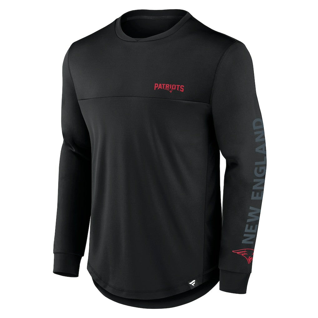 New England Patriots Blackout Long Sleeve T-Shirt - Black cheap