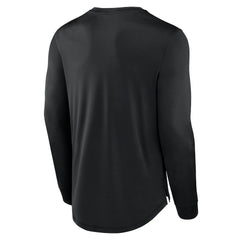 New England Patriots Blackout Long Sleeve T-Shirt - Black cheap