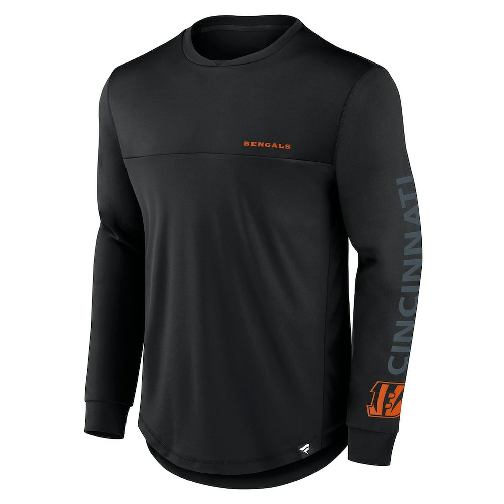 Cincinnati Bengals Blackout Long Sleeve T-Shirt - Black discount