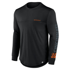 Cincinnati Bengals Blackout Long Sleeve T-Shirt - Black discount