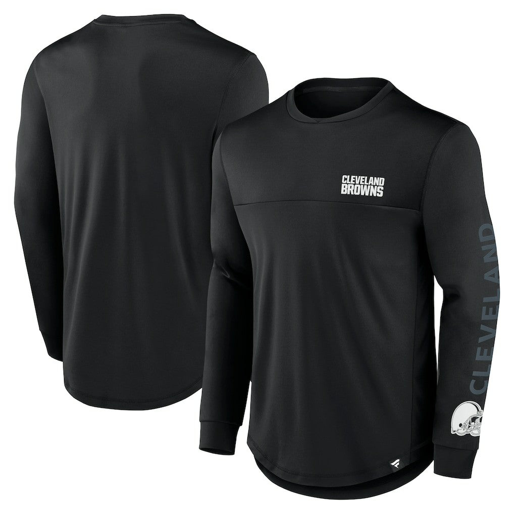 Cleveland Browns Blackout Long Sleeve T-Shirt - Black online