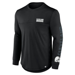 Cleveland Browns Blackout Long Sleeve T-Shirt - Black online