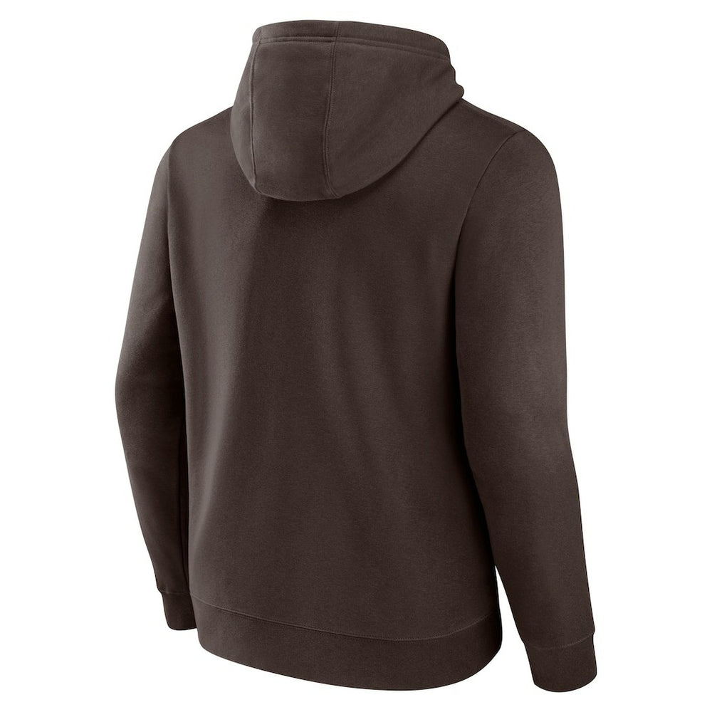 Cleveland Browns Pylon Outline Pullover Hoodie - Brown on sale