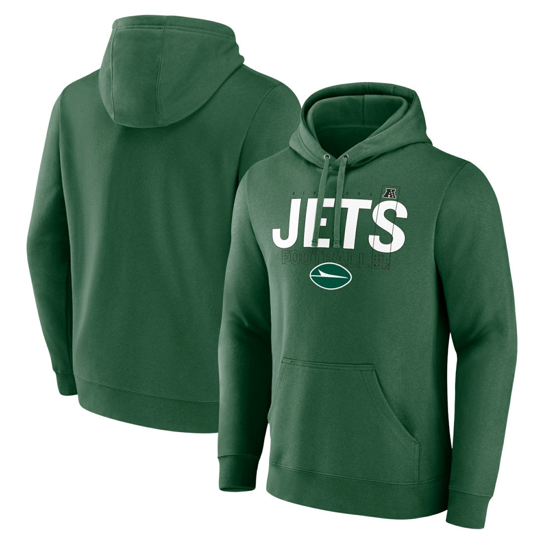 New York Jets Pylon Outline Pullover Hoodie - Green on sale