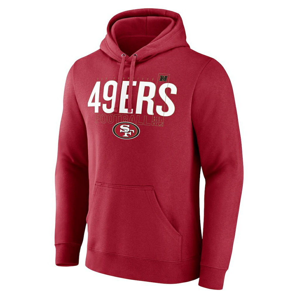 San Francisco 49ers Pylon Outline Pullover Hoodie - Scarlet for sale