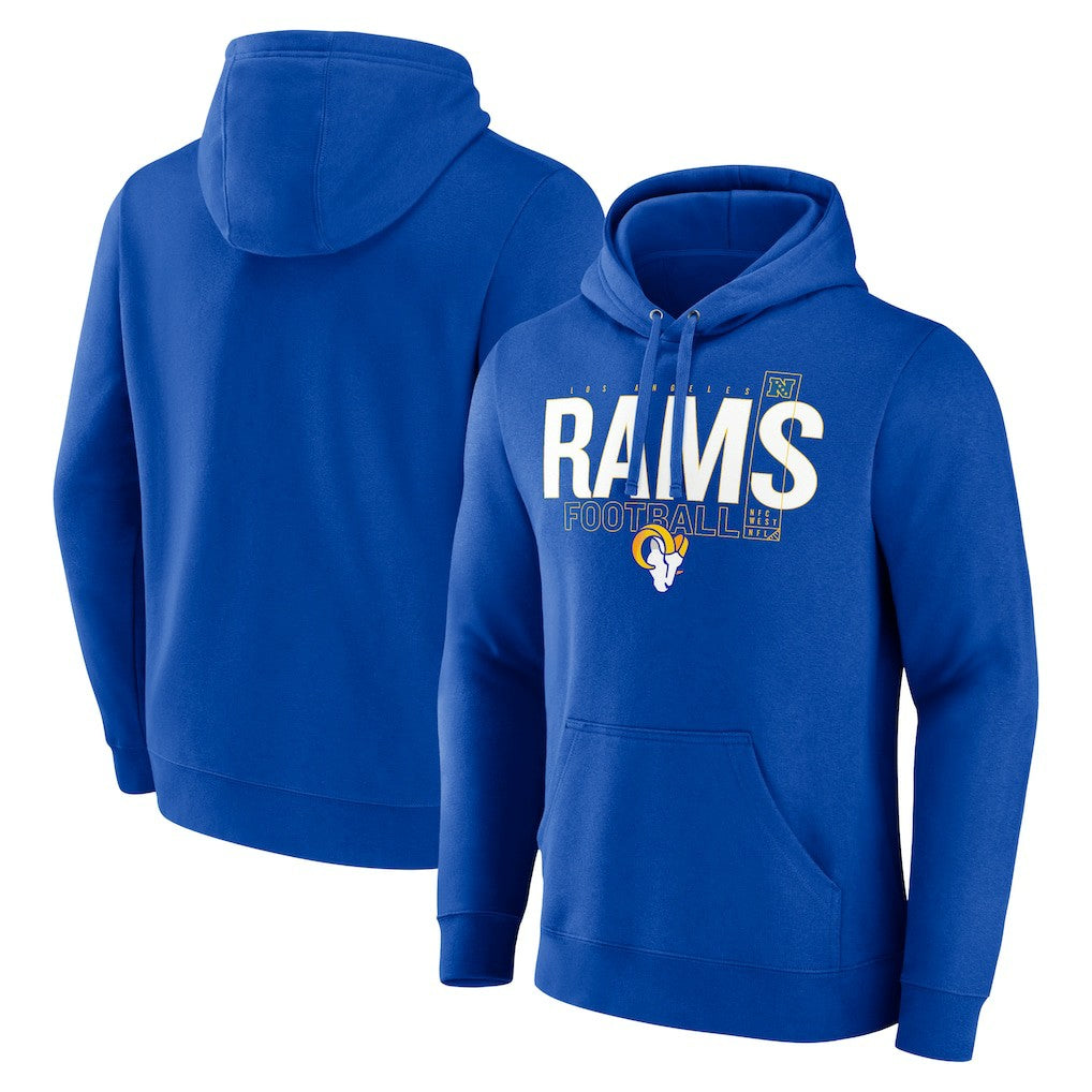 Los Angeles Rams Pylon Outline Pullover Hoodie - Royal discount