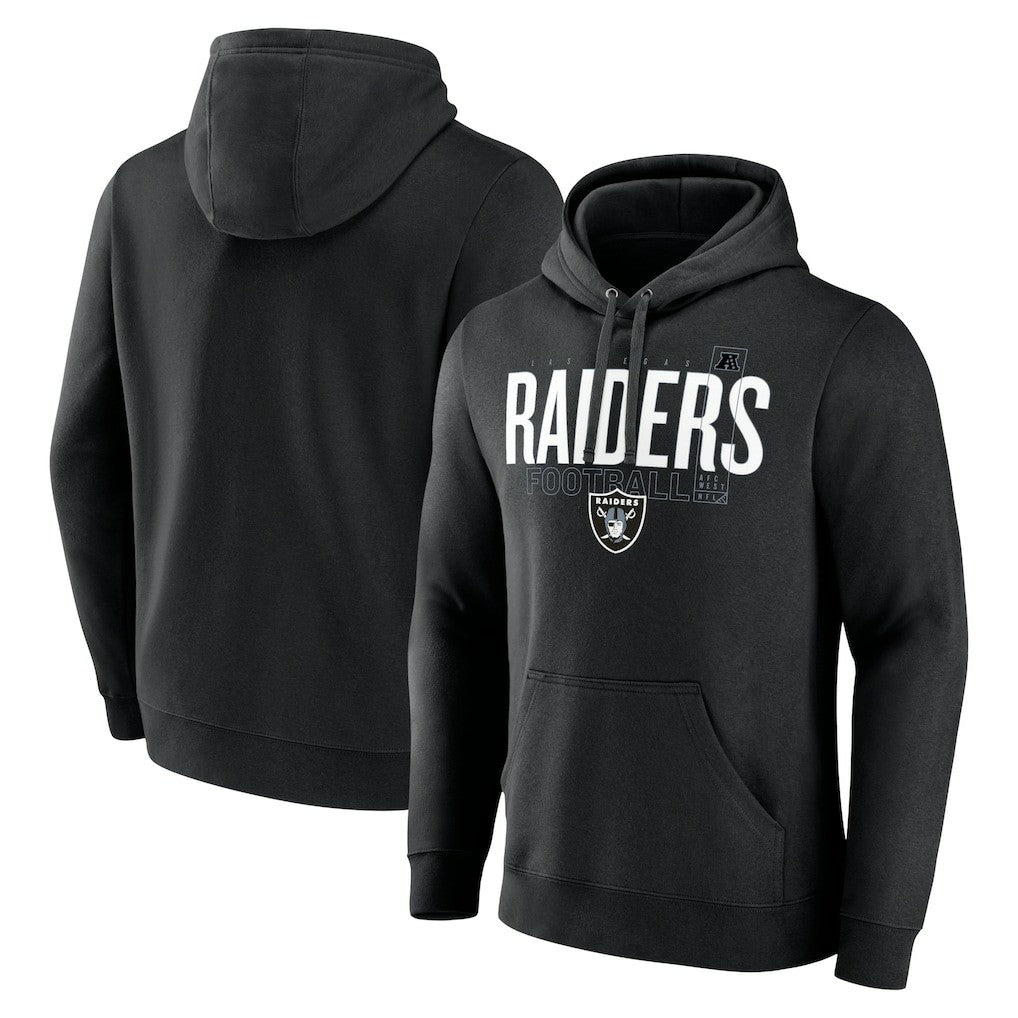 Las Vegas Raiders Pylon Outline Pullover Hoodie - Black on sale