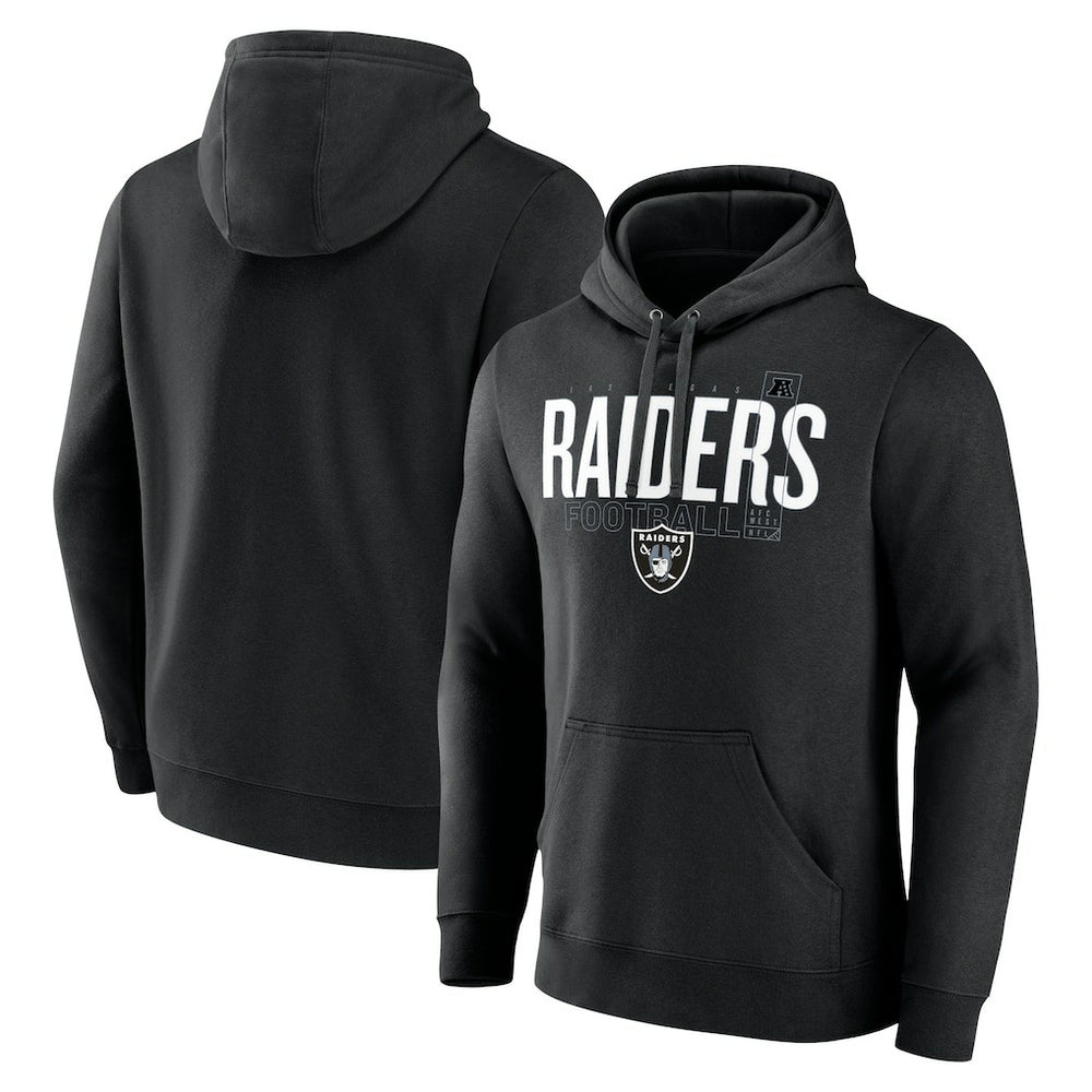 Las Vegas Raiders Pylon Outline Pullover Hoodie - Black on sale