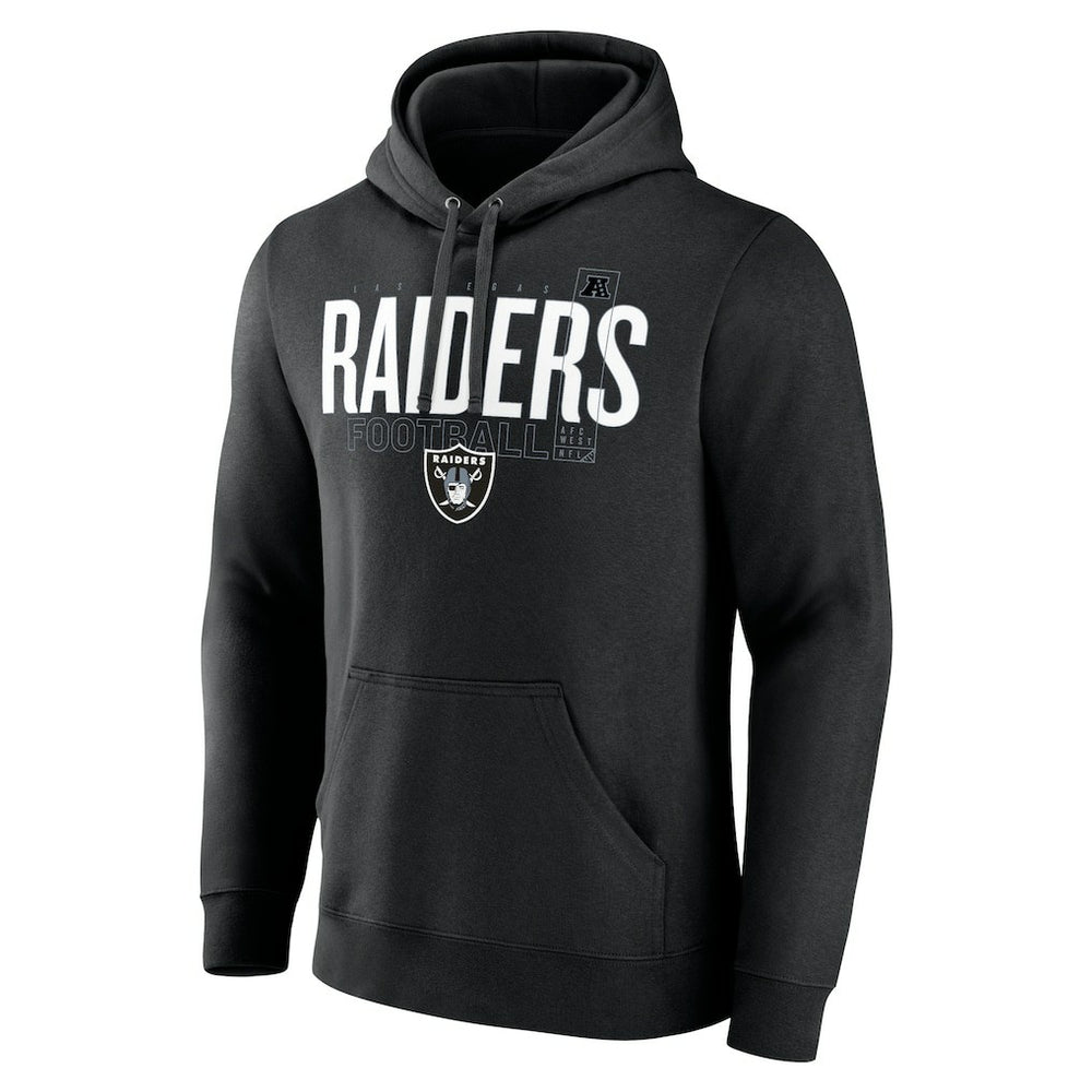 Las Vegas Raiders Pylon Outline Pullover Hoodie - Black on sale