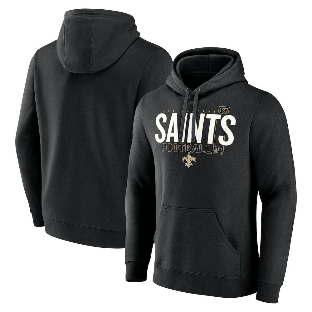 New Orleans Saints Pylon Outline Pullover Hoodie - Black sale