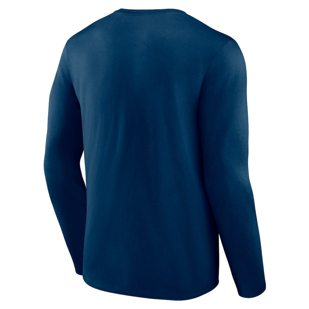 Houston Texans Stat Sheet Long Sleeve T-Shirt - Navy for sale