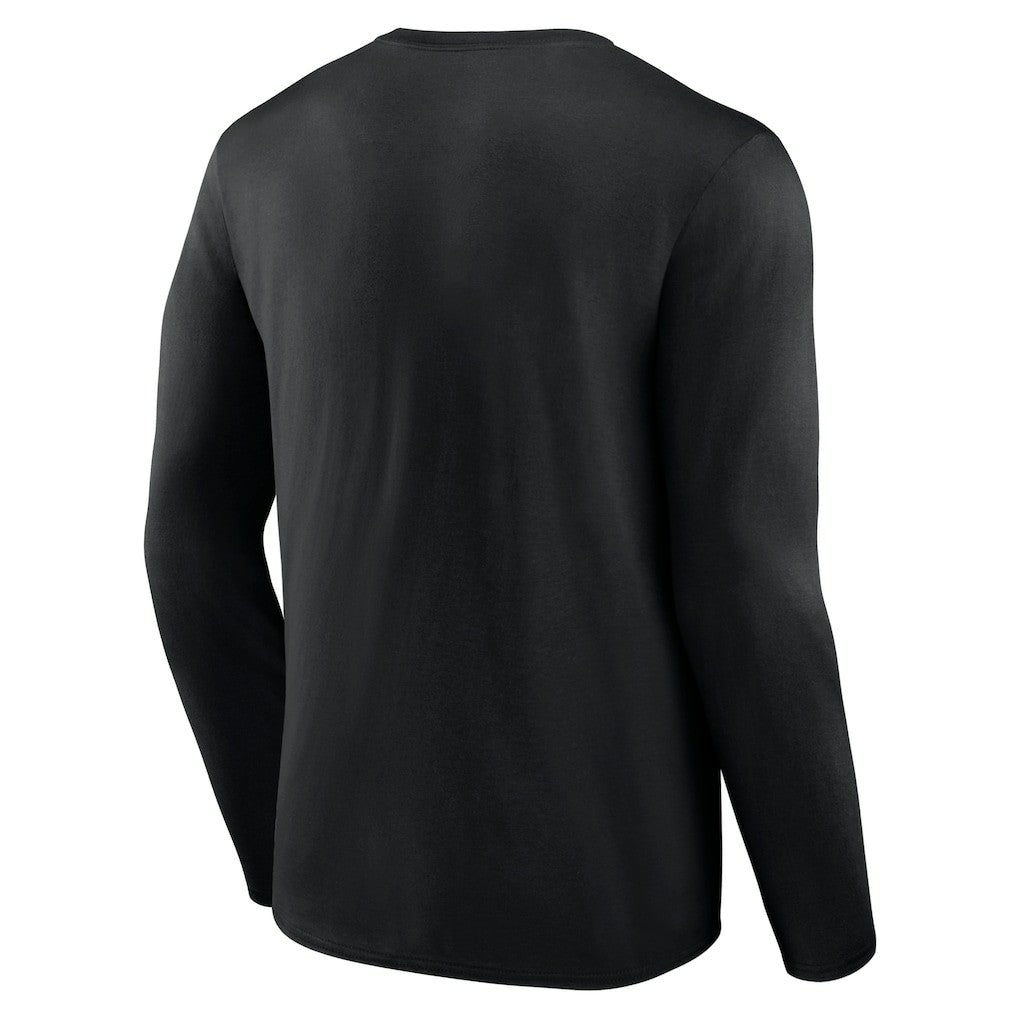 Las Vegas Raiders Stat Sheet Long Sleeve T-Shirt - Black discount