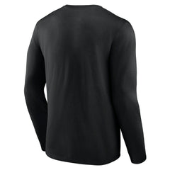 Las Vegas Raiders Stat Sheet Long Sleeve T-Shirt - Black discount