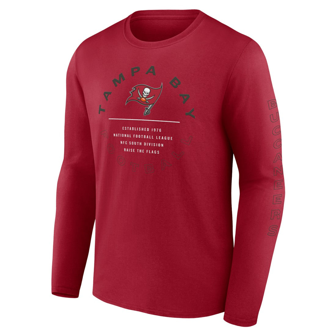 Tampa Bay Buccaneers Stat Sheet Long Sleeve T-Shirt - Red discount