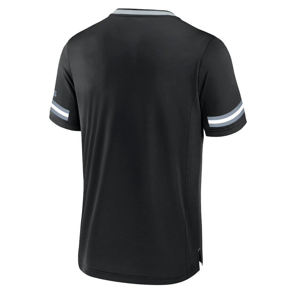 Las Vegas Raiders Stripe Stacking T-Shirt - Black sale