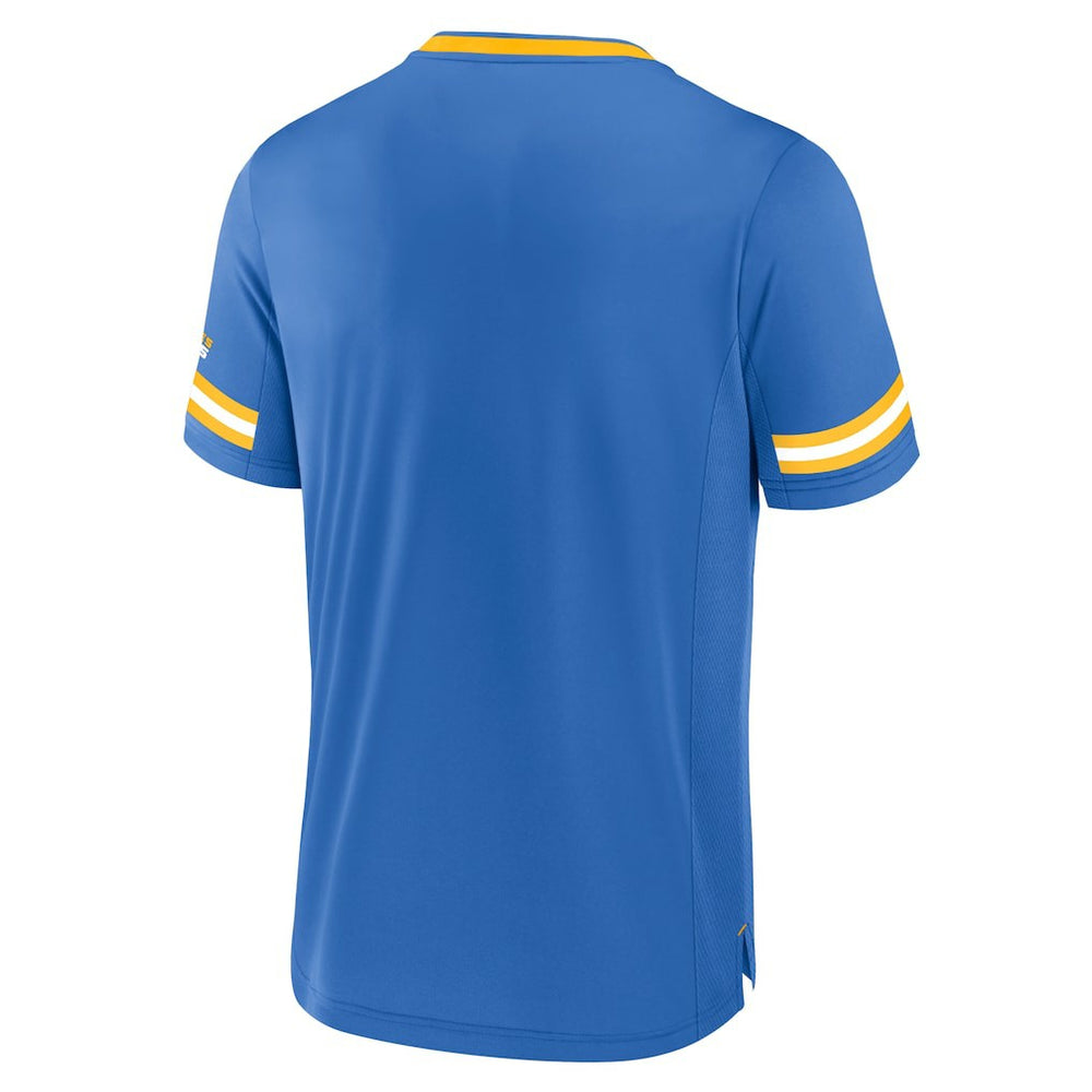 Los Angeles Chargers Stripe Stacking T-Shirt - Powder Blue cheap