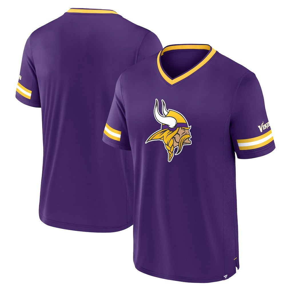 Minnesota Vikings Stripe Stacking T-Shirt - Purple on sale