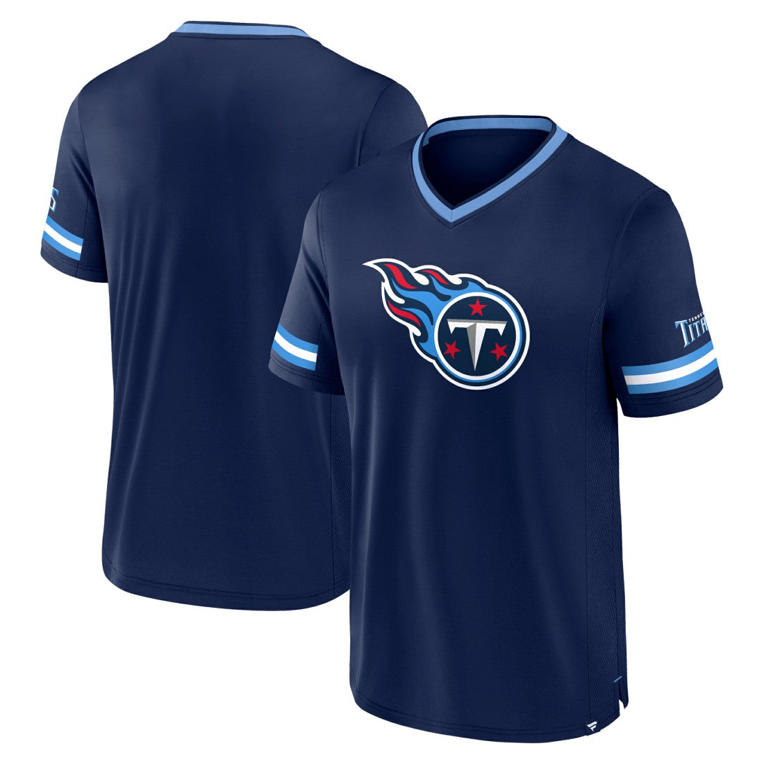 Tennessee Titans Stripe Stacking T-Shirt - Navy online