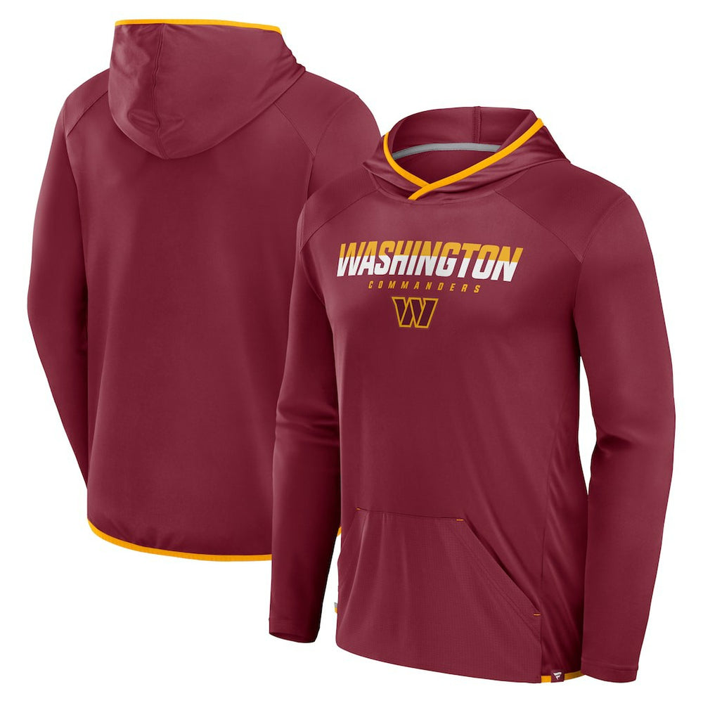 Washington Commanders Transitional Defender Hoodie Long Sleeve T-Shirt - Burgundy online