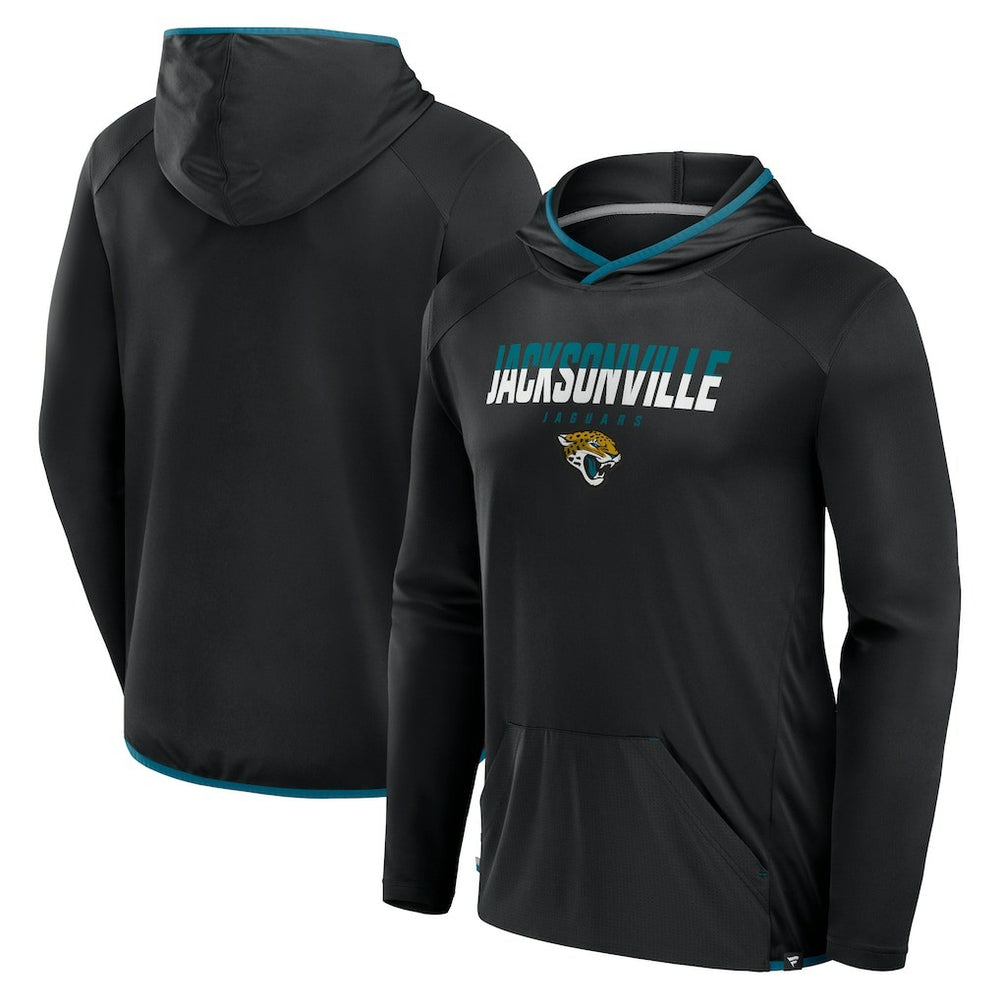 Jacksonville Jaguars Transitional Defender Hoodie Long Sleeve T-Shirt - Black sale