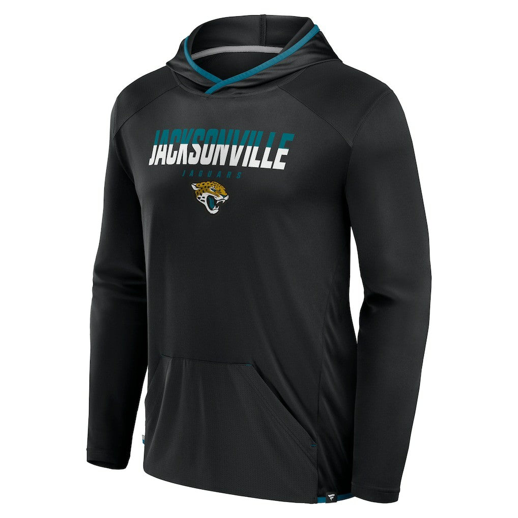 Jacksonville Jaguars Transitional Defender Hoodie Long Sleeve T-Shirt - Black sale