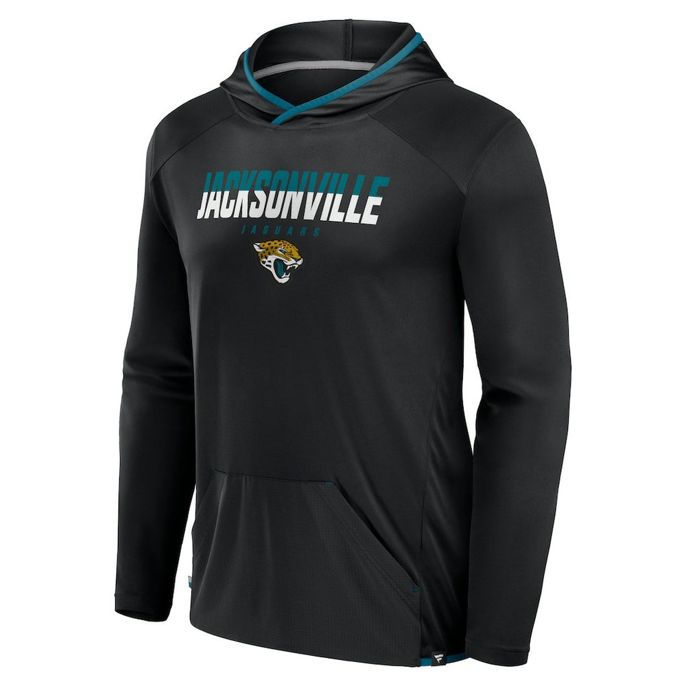 Jacksonville Jaguars Transitional Defender Hoodie Long Sleeve T-Shirt - Black sale