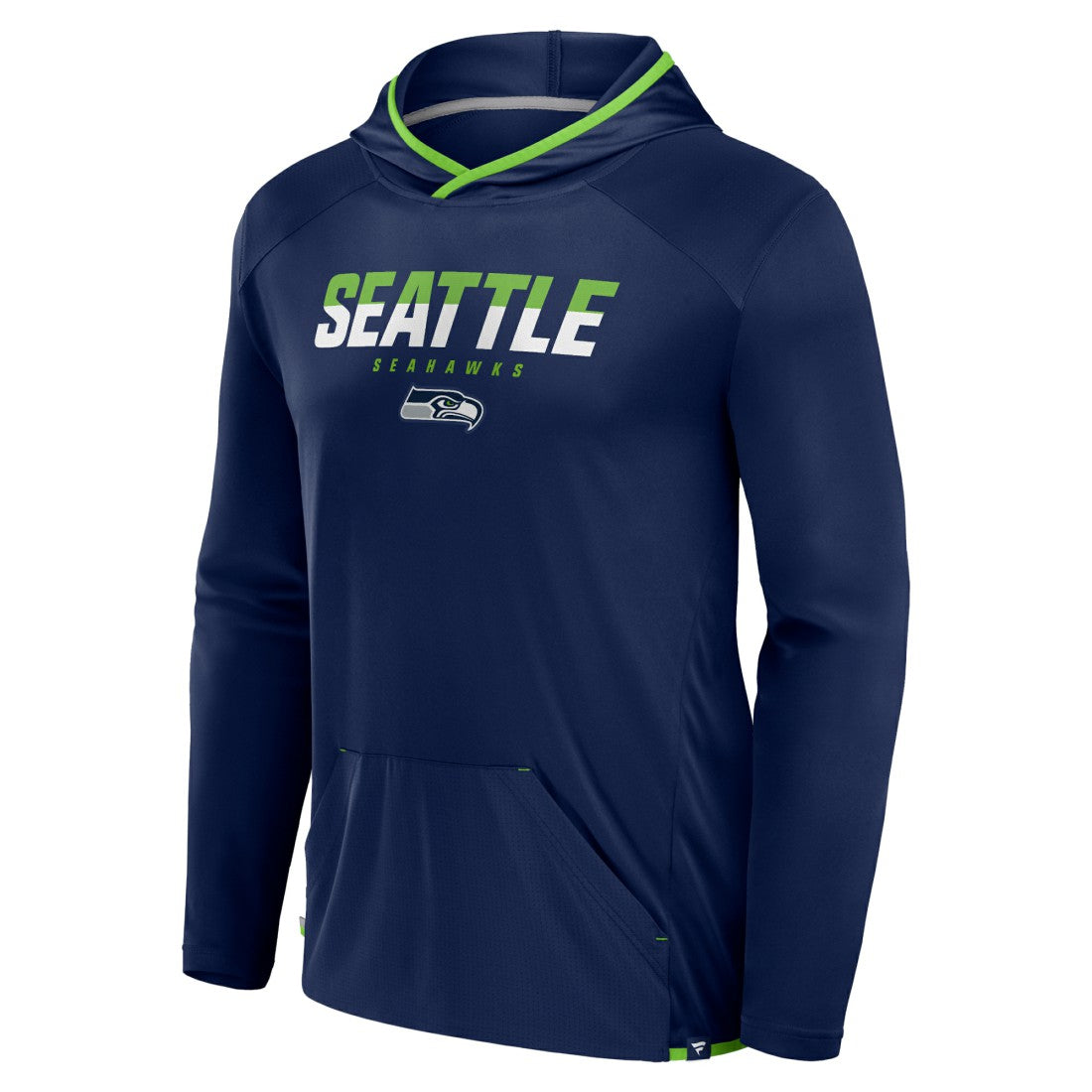 Seattle Seahawks Transitional Defender Hoodie Long Sleeve T-Shirt - College Navy sale