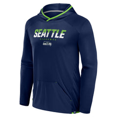 Seattle Seahawks Transitional Defender Hoodie Long Sleeve T-Shirt - College Navy sale
