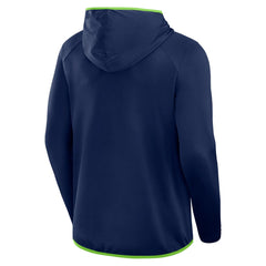 Seattle Seahawks Transitional Defender Hoodie Long Sleeve T-Shirt - College Navy sale