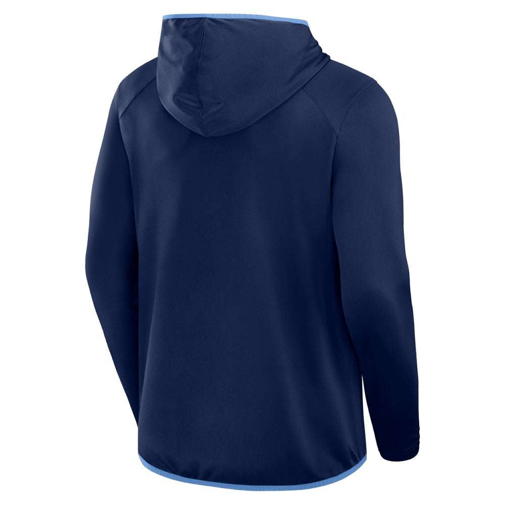 Tennessee Titans Transitional Defender Hoodie Long Sleeve T-Shirt - Navy outlet