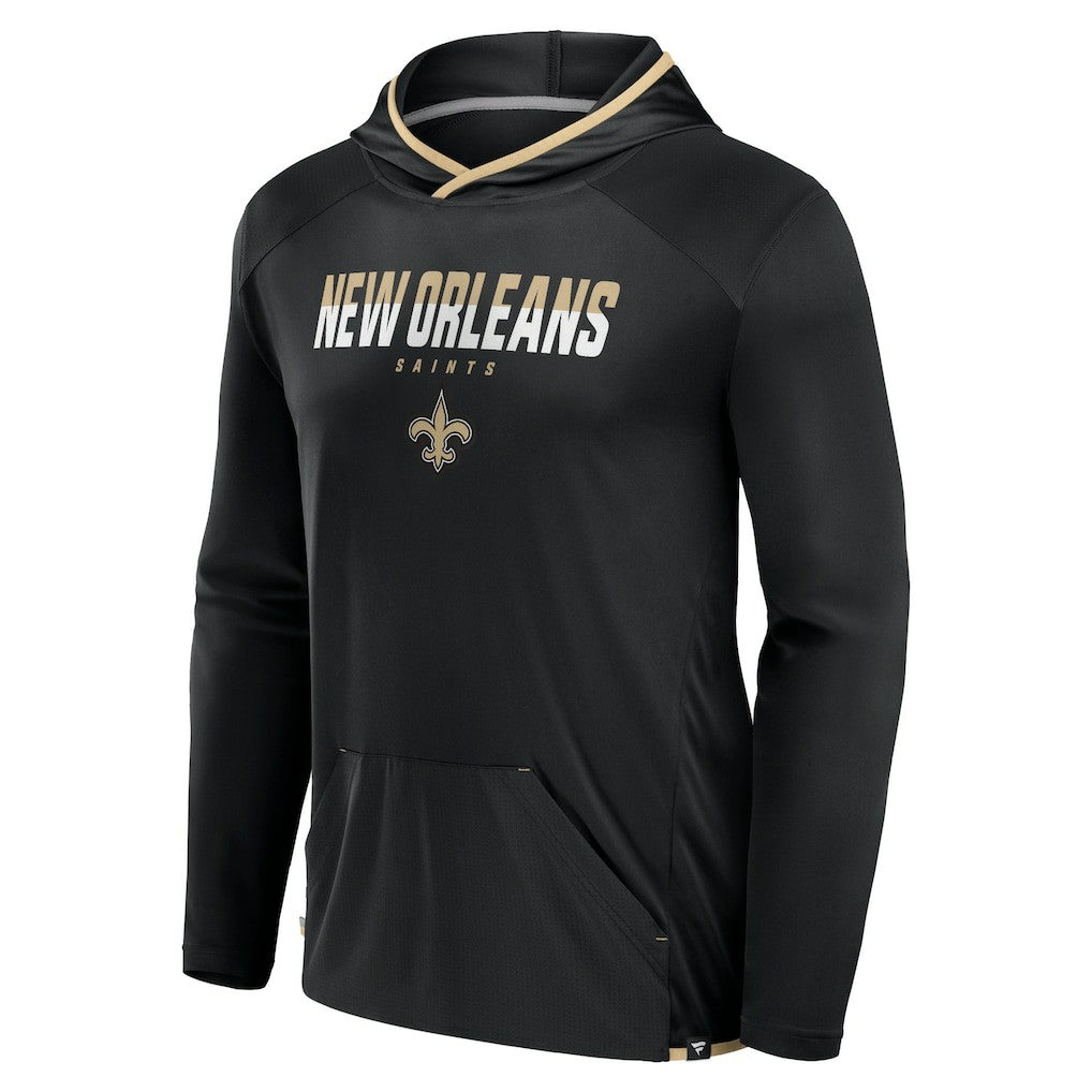 New Orleans Saints Transitional Defender Hoodie Long Sleeve T-Shirt - Black sale