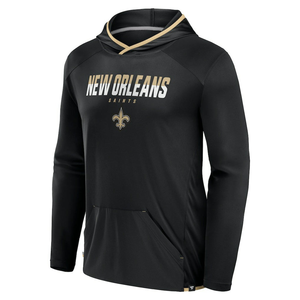 New Orleans Saints Transitional Defender Hoodie Long Sleeve T-Shirt - Black sale