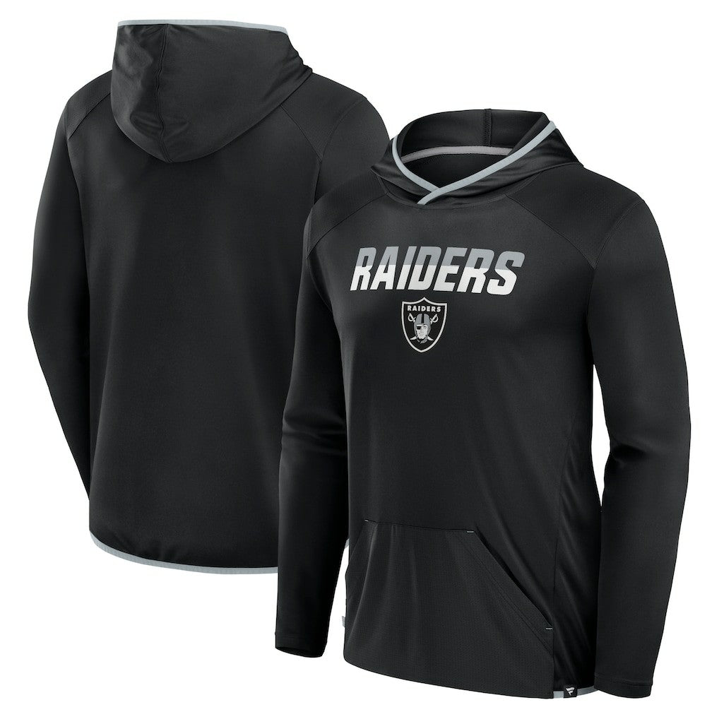 Las Vegas Raiders Transitional Defender Hoodie Long Sleeve T-Shirt - Black for sale