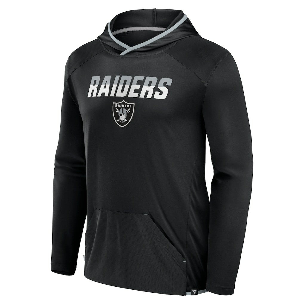 Las Vegas Raiders Transitional Defender Hoodie Long Sleeve T-Shirt - Black for sale