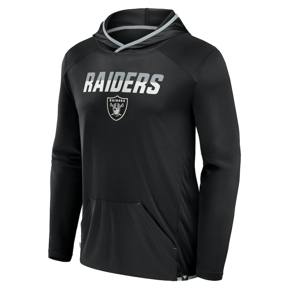Las Vegas Raiders Transitional Defender Hoodie Long Sleeve T-Shirt - Black for sale