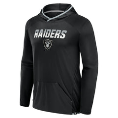 Las Vegas Raiders Transitional Defender Hoodie Long Sleeve T-Shirt - Black for sale