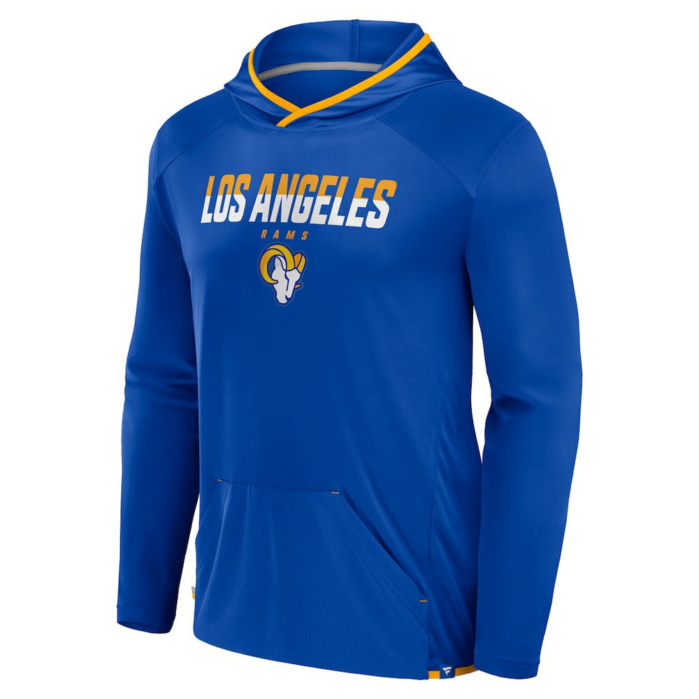 Los Angeles Rams Transitional Defender Hoodie Long Sleeve T-Shirt - Royal sale