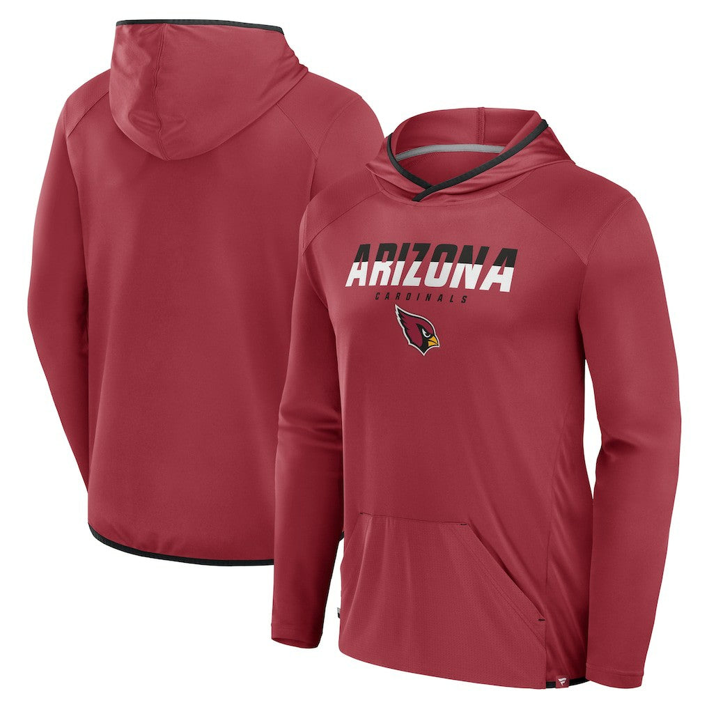 Arizona Cardinals Transitional Defender Hoodie Long Sleeve T-Shirt - Cardinal cheap
