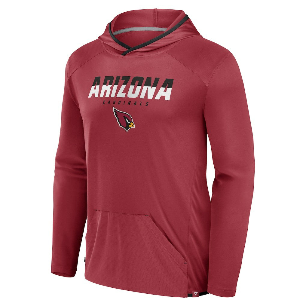 Arizona Cardinals Transitional Defender Hoodie Long Sleeve T-Shirt - Cardinal cheap