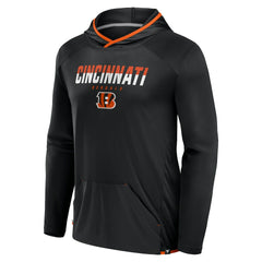 Cincinnati Bengals Transitional Defender Hoodie Long Sleeve T-Shirt - Black discount