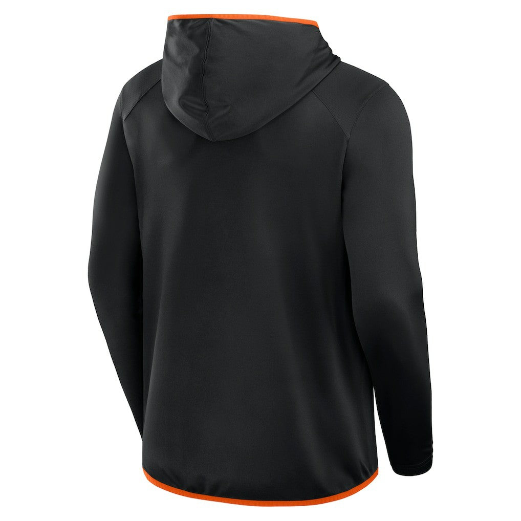 Cincinnati Bengals Transitional Defender Hoodie Long Sleeve T-Shirt - Black discount