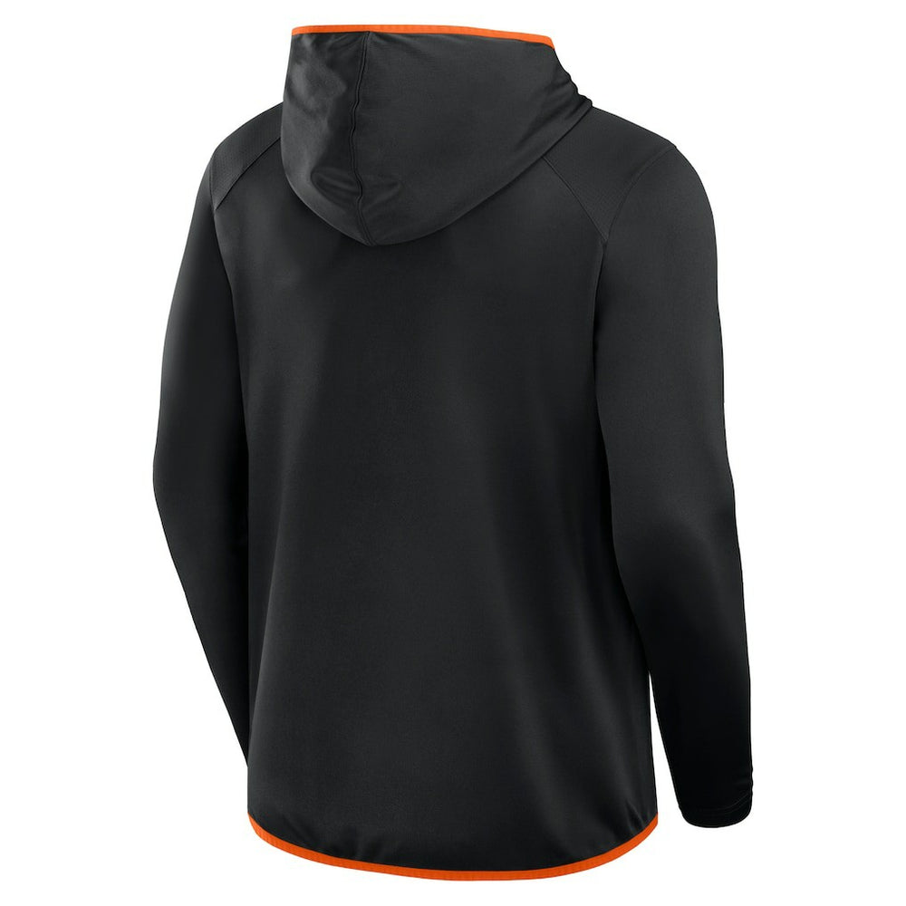 Cincinnati Bengals Transitional Defender Hoodie Long Sleeve T-Shirt - Black discount