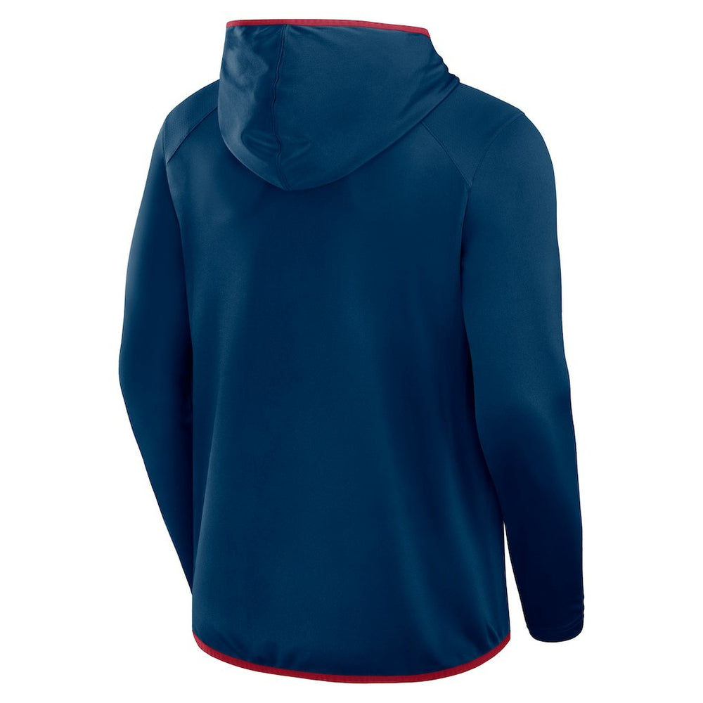 Houston Texans Transitional Defender Hoodie Long Sleeve T-Shirt - Navy on sale
