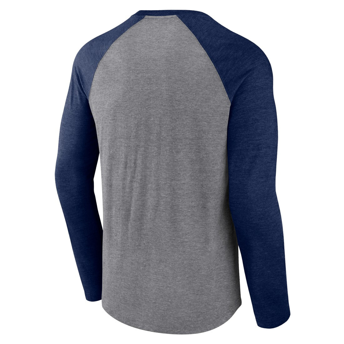 Tennessee Titans Tri-Blend Raglan Long Sleeve T-Shirt - Heather Gray/Navy outlet