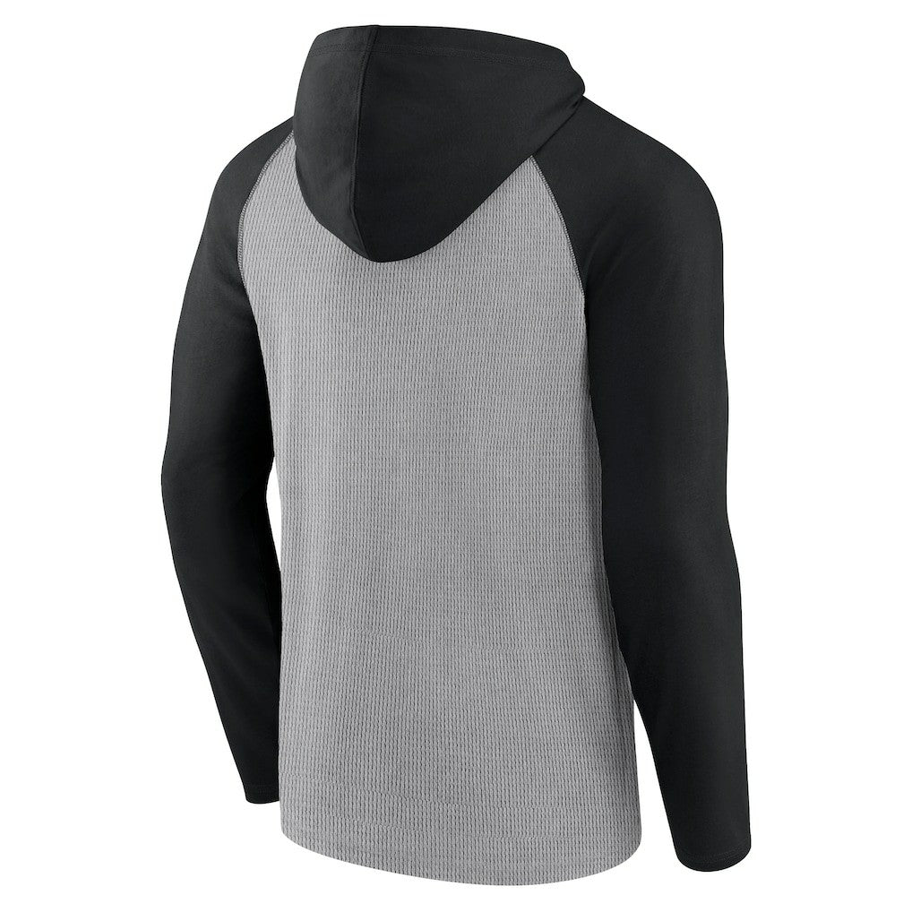 Jacksonville Jaguars Under Center Long Sleeve Hoodie T-Shirt - Gray/Black on sale