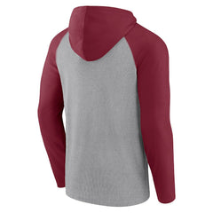 Arizona Cardinals Under Center Long Sleeve Hoodie T-Shirt - Gray/Cardinal outlet