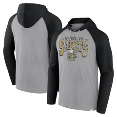 New Orleans Saints Under Center Long Sleeve Hoodie T-Shirt - Gray/Black for sale