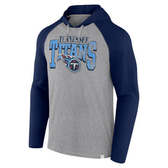 Tennessee Titans Under Center Long Sleeve Hoodie T-Shirt - Gray/Navy online
