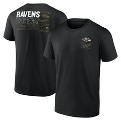 Baltimore Ravens Repeat Stats T-Shirt - Black sale